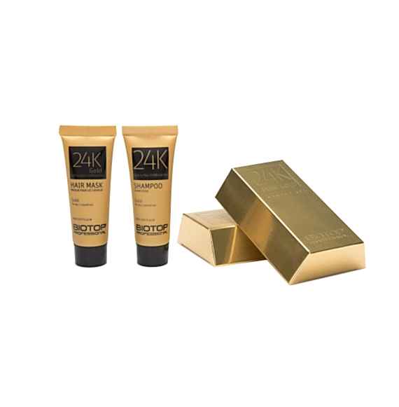 Biotop Professional - Miniset Sampon Gold 24k + Masca Gold 24k - (20ml+20ml) Biotop Professional - Miniset Sampon Gold 24k + Masca Gold 24k - (20ml+20ml)