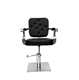 Salonshop - scaun pentru coafura - negru - Ref.14062