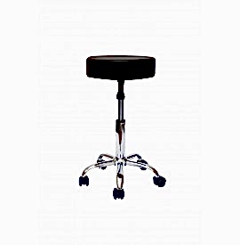 Salonshop - scaun ucenic pentru coafura/frizerie -  negru - Ref.14309