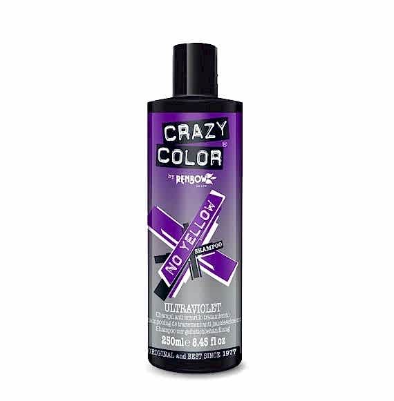 Crazy Color - No Yellow - Sampon ultraviolet - 250ml Crazy Color - No Yellow - Sampon ultraviolet - 250ml