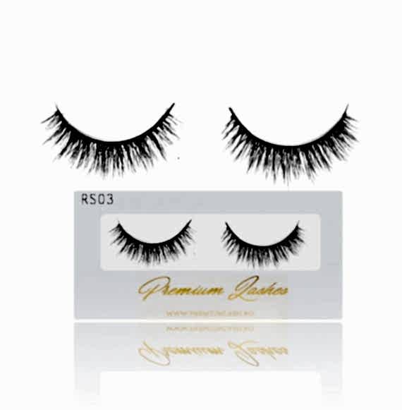 Premium Lashes - Volume 3D - Gene False - Banda - RS03 Premium Lashes - Volume 3D - Gene False - Banda - RS03