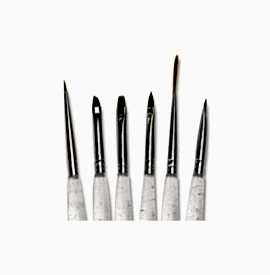 Set de pensule 6013 - 6 bucati - Pearl Nails
