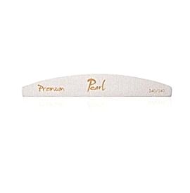 Pila semiluna zebra Premium - 240/240 - Pearl Nails