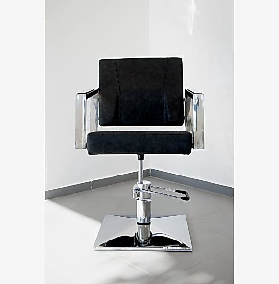 Salonshop - scaun pentru coafura - gri inchis - Ref.14063 Salonshop - scaun pentru coafura - gri inchis - Ref.14063