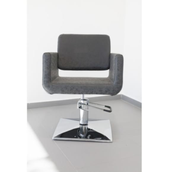 Salonshop - scaun pentru coafura - gri inchis - Ref.14066 Salonshop - scaun pentru coafura - gri inchis - Ref.14066