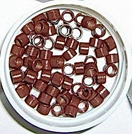 Mikro inel simplu - Maro deschis 4.5 mm - 100 buc