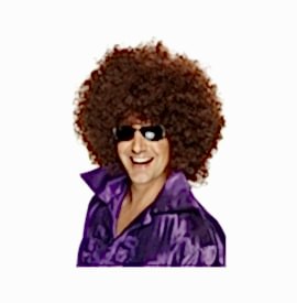 Hair club - peruca carnaval - microfon - maro