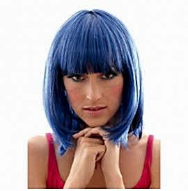Hair club - peruca carnaval - cleo - albastru inchis