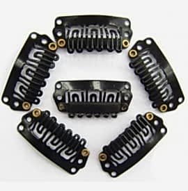 Clips pentru extensii - negru