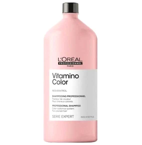 Sampon pentru mentinerea culorii si stralucirii l'oréal professionnel serie expert vitamino color resveratrol, 1500 ml