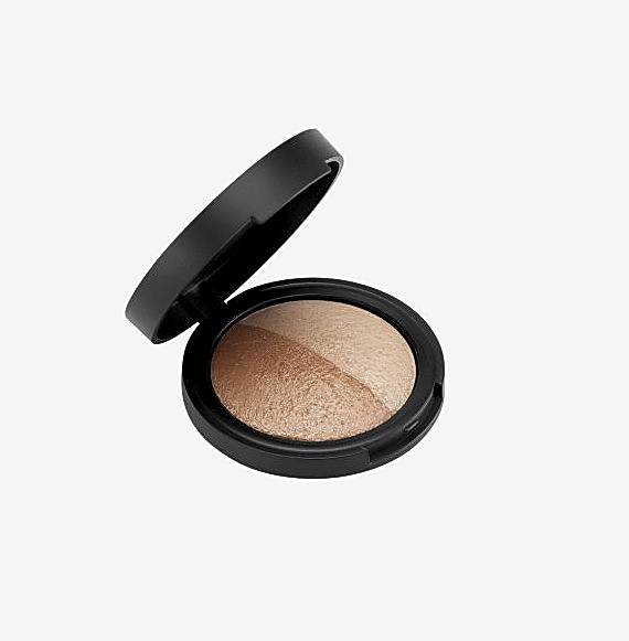 Aden cosmetics - terracotta - baked bronzer highlighter duo - 7gr Aden cosmetics - terracotta - baked bronzer highlighter duo - 7gr