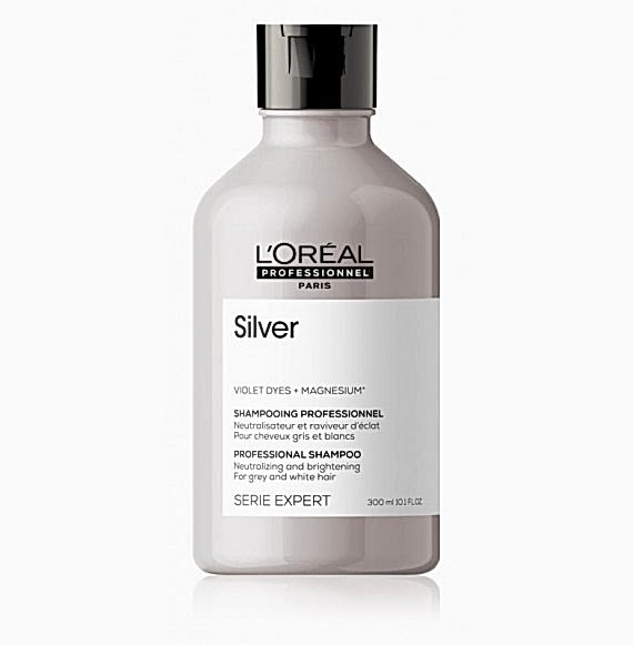 Şampon neutralizator pentru părul gri sau alb l'oréal professionnel serie expert silver, 300ml