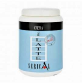 Serical albastru latte - placenta -Tratament pentru par vopsit si permanent - 1000ml