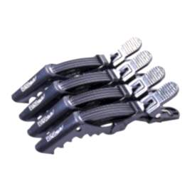 Eurostil clame de par plastic negre set de 4 buc. - 03059