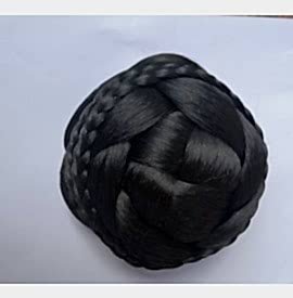 Adaos pentru coc - negru - impletit zr-9-312 / 1b