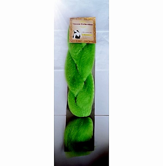 Extensii din par sintetic - afro - green Extensii din par sintetic - afro - green