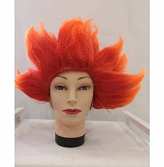 Hair club - peruca carnaval - flacara - portocalie Hair club - peruca carnaval - flacara - portocalie
