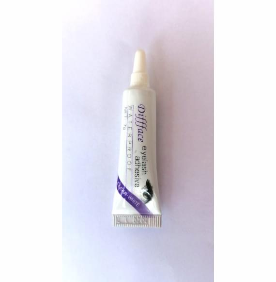 Difface - adeziv pentru gene false - transparent/alb Difface - adeziv pentru gene false - transparent/alb