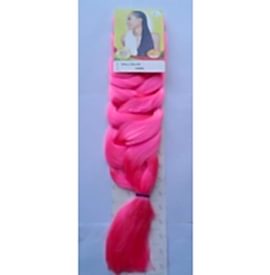 Extensii din par sintetic - afro - pink - 165gr