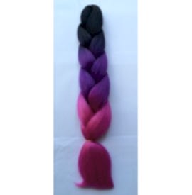 Extensii din par sintetic - afro - ombre b50 - 100gr