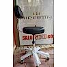 Salonshop - scaun pentru cosmetica cu spatar - negru