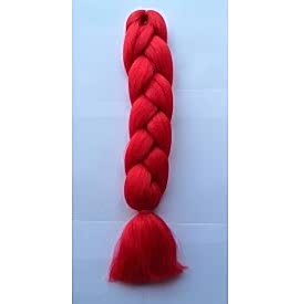 Extensii din par sintetic - afro - red - 100gr