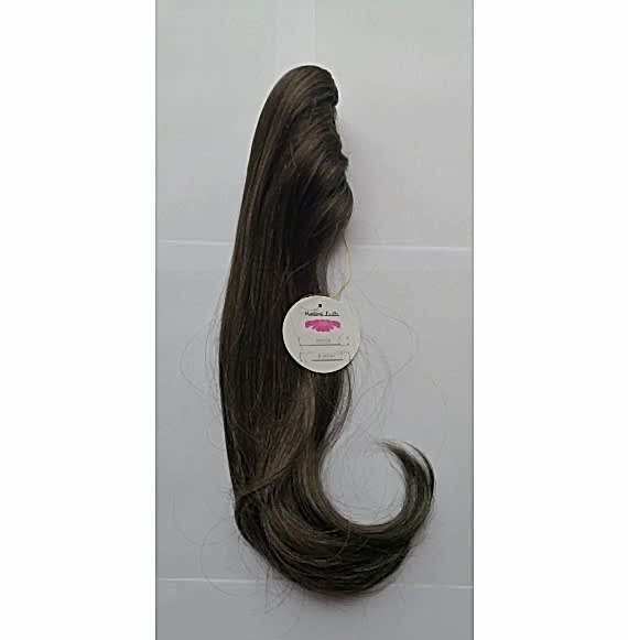 Coada din par artificial - wrap - 50cm - medium brown Coada din par artificial - wrap - 50cm - medium brown