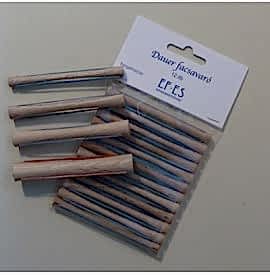 Bigudiuri din lemn pentru permanent - 10buc - 6mm
