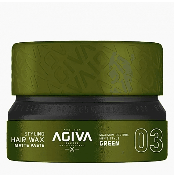 Agiva Hair Wax 03 - Matte Paste - Styling wax 155ml - Matte Look - Gel de par cu fixare puternica si aspect mat. Agiva Hair Wax 03 - Matte Paste - Styling wax 155ml - Matte Look - Gel de par cu fixare puternica si aspect mat.