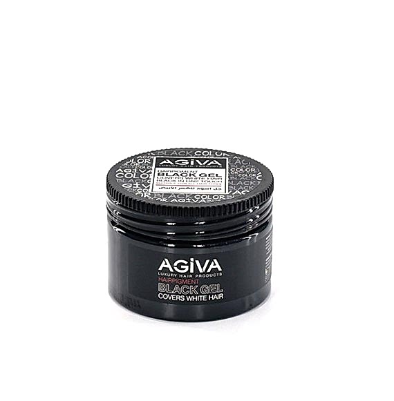 Agiva Black Gel - Cover White Hair - Cu pigment negru - 250ml Agiva Black Gel - Cover White Hair - Cu pigment negru - 250ml