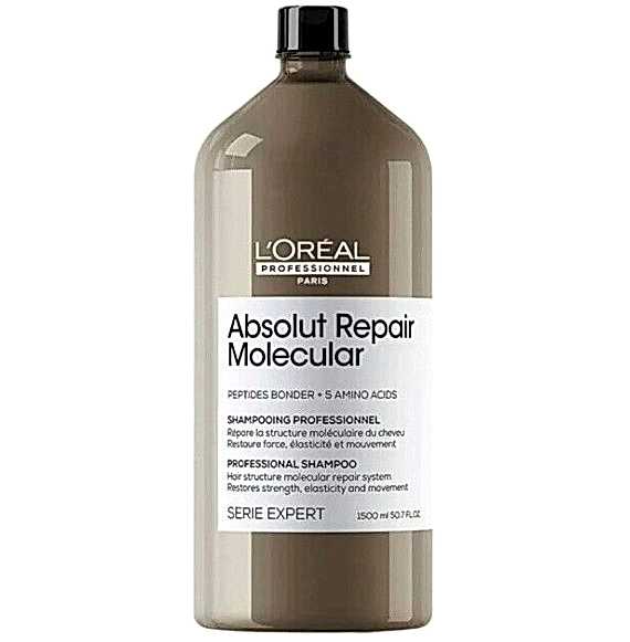 Loreal Absolut Repair Molecular Sampon - 1500ml Loreal Absolut Repair Molecular Sampon - 1500ml