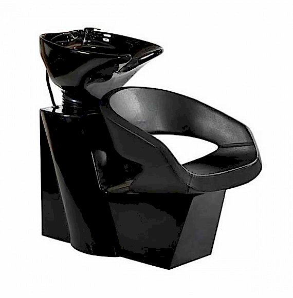 Salonshop - unitate de spalare - negru cu vas negru - scafa Ref.14052 Salonshop - unitate de spalare - negru cu vas negru - scafa Ref.14052