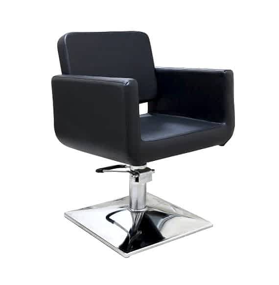 Salonshop - scaun pentru coafura - negru Salonshop - scaun pentru coafura - negru