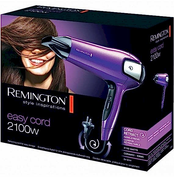 Remington - Easy Cord - 2100 w - Uscator de par Remington - Easy Cord - 2100 w - Uscator de par