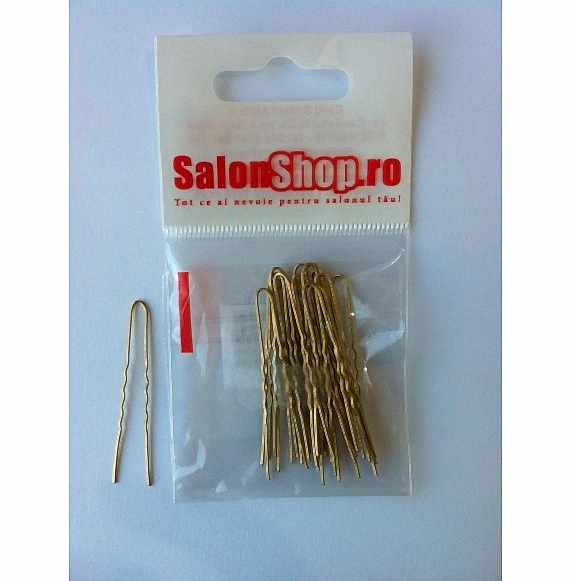 Salonshop- Ace de par aurii 45mm, 20buc Salonshop- Ace de par aurii 45mm, 20buc