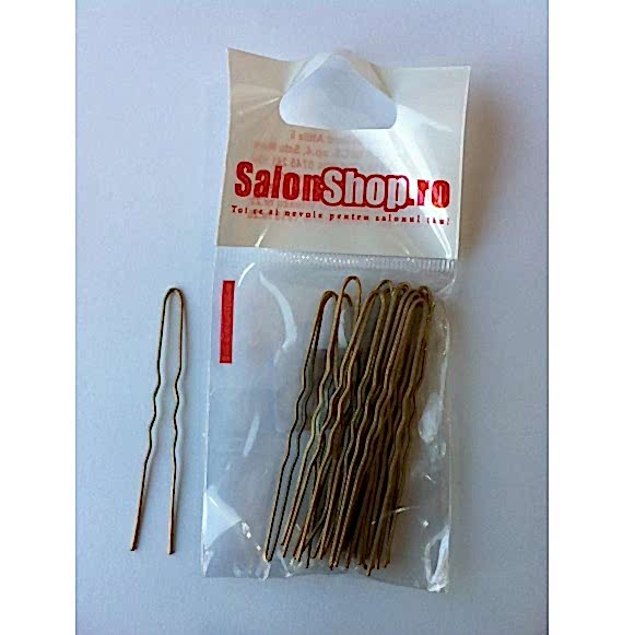 Salonshop- Ace de par aurii 65mm, 20buc Salonshop- Ace de par aurii 65mm, 20buc