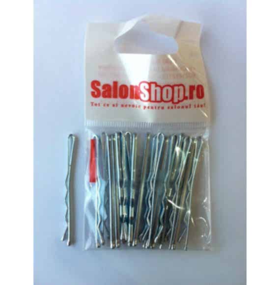 Salonshop- Agrafe de par argintii 5cm, 20buc Salonshop- Agrafe de par argintii 5cm, 20buc