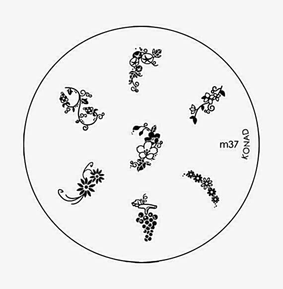 Konad discheta cu modele - M37 Konad discheta cu modele - M37