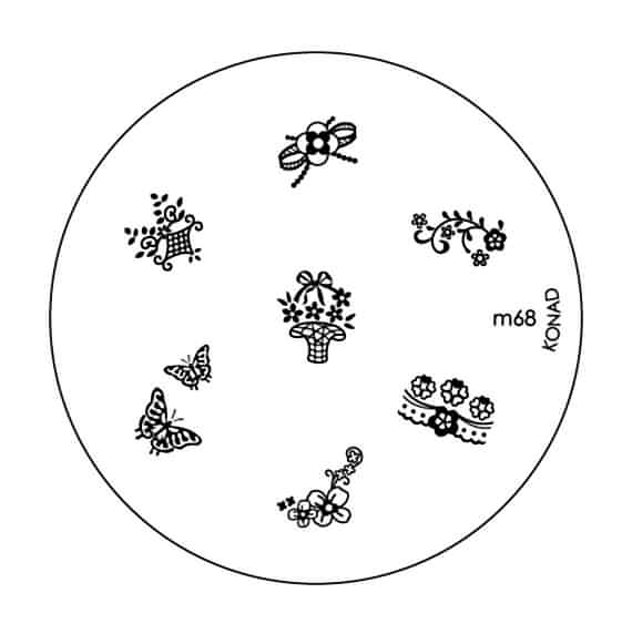 Konad discheta cu modele - M68 Konad discheta cu modele - M68