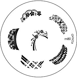 Konad discheta cu modele - M80