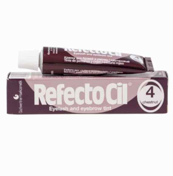 Refectocil - 4 - Vopsea de gene si sprancene - castaniu Refectocil - 4 - Vopsea de gene si sprancene - castaniu