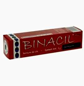 Negru albastrui - Blue Black - Vopsea de gene si sprancene - Binacil