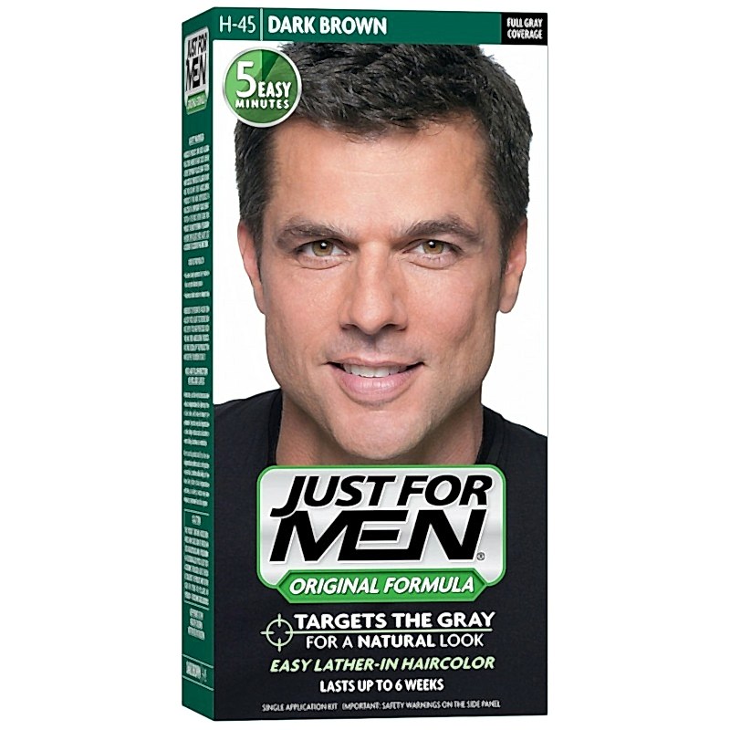 Dark Brown - H-45 - Vopsea de par pentru Barbati - Just For Men Dark Brown - H-45 - Vopsea de par pentru Barbati - Just For Men