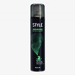 Style Fixing Shiny/Non Gas Hairspray - 300ml - New - Hipertin Professional
