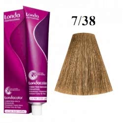 7/38 - Blond Mediu Auriu Perlat - LondaColor - Vopsea de par - Londa Professionals - 60 ml