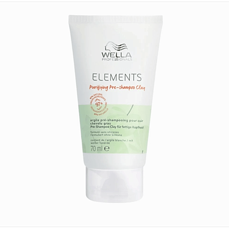 Wella Elements masca argila pentru scalp gras - 70ml