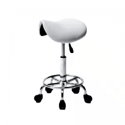 Salonshop - scaun ucenic pentru cosmetica/coafura - alb Ref: 17947