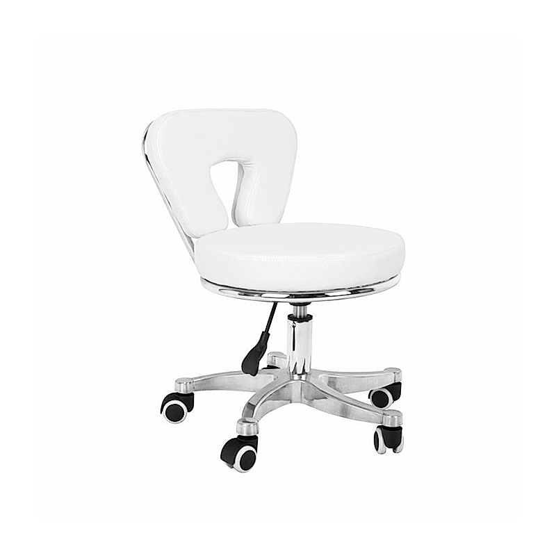 Salonshop - scaun ucenic pentru cosmetica/coafura - alb Ref: 17950 Salonshop - scaun ucenic pentru cosmetica/coafura - alb Ref: 17950