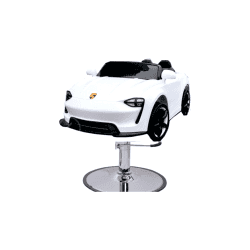 Salonshop - scaun frizerie copii - masinute white porsche