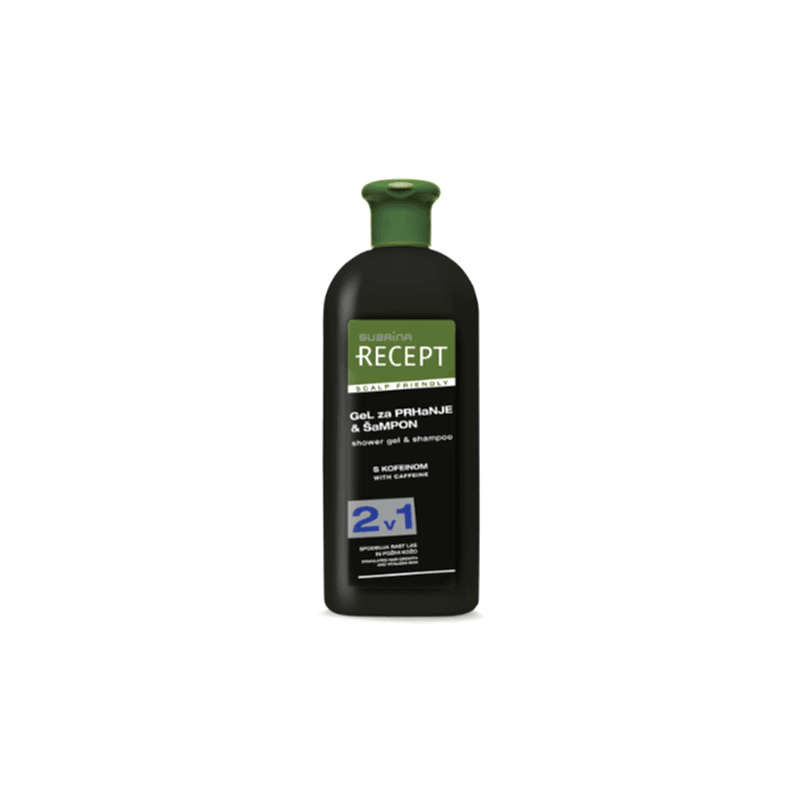 Subrina Recept Shower Gel & Shampoo 2in1 - 400ml Subrina Recept Shower Gel & Shampoo 2in1 - 400ml